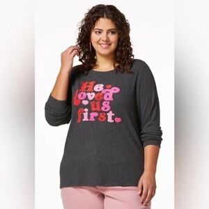 ❄️ Cato | PLUS SIZE HE LOVED US FIRST TOP VARIOUS SIZES AVAILABLE